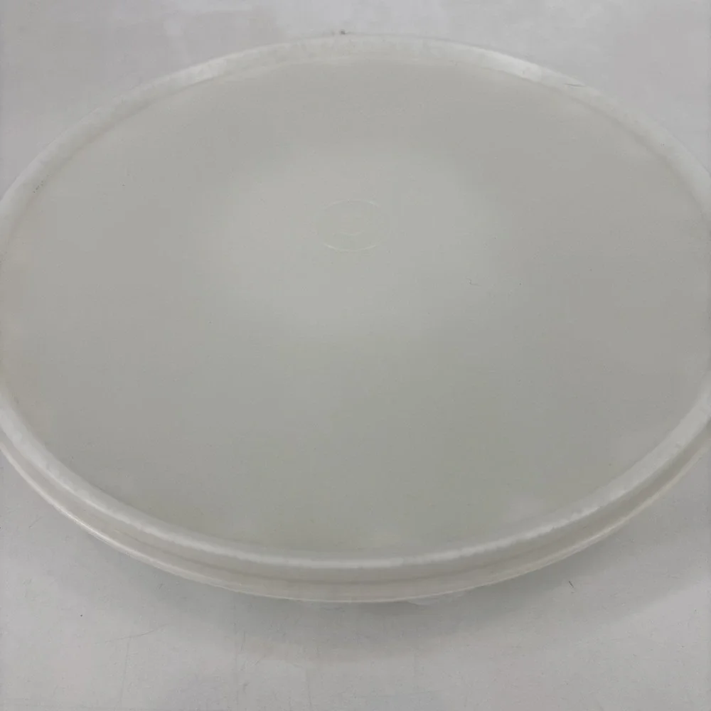 Vintage Tupperware Jello Mold Speckled Gray White Lid Jell-O Gelatin